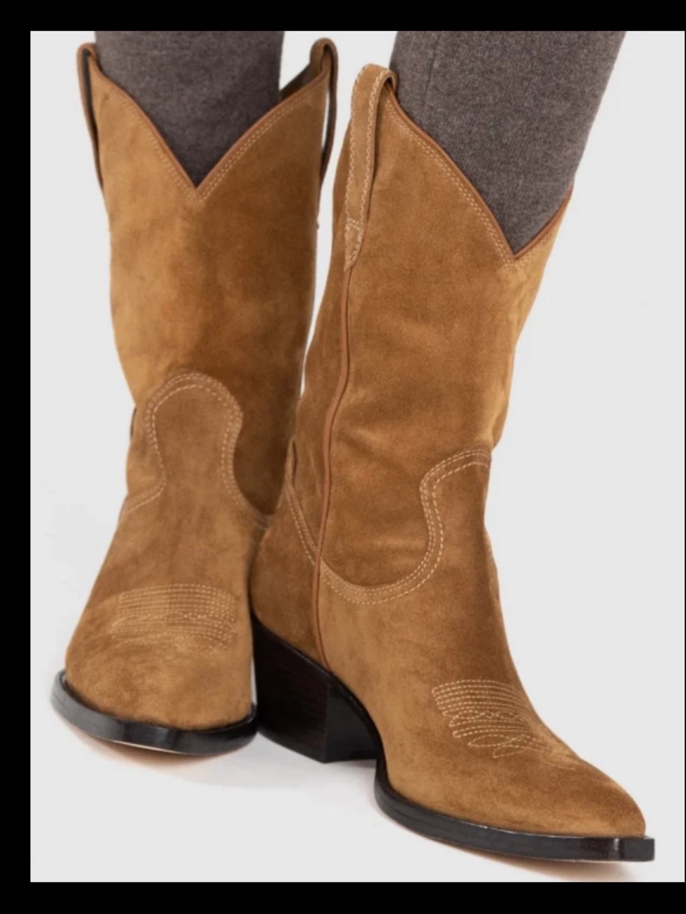 ~Oncept *Winslow *Cognac Suede Women’s Western Boots…Sz: 8,Retails for $515.00